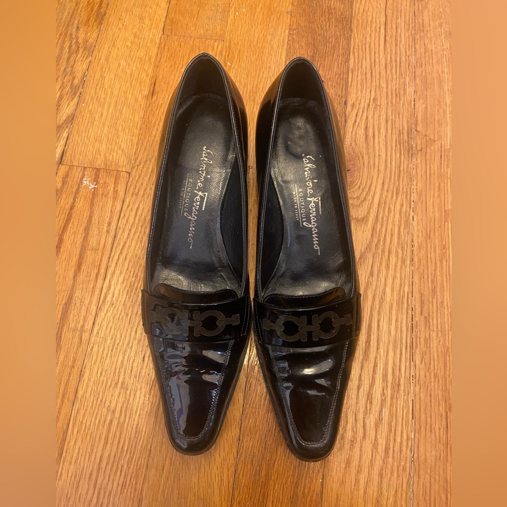 Salvatore Ferragamo Women's Black Loafers